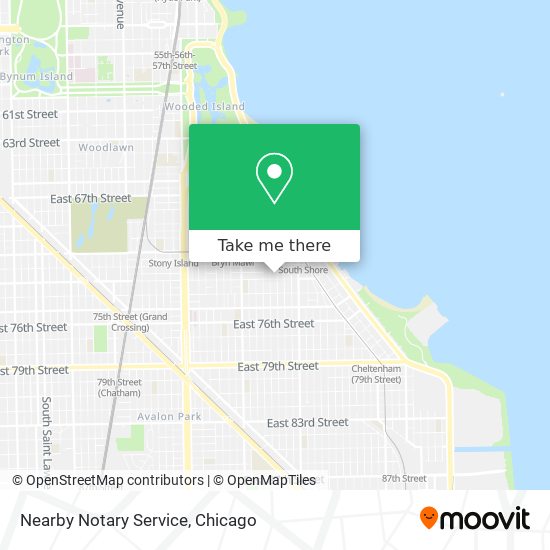 Mapa de Nearby Notary Service