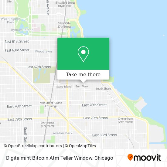 Digitalmint Bitcoin Atm Teller Window map