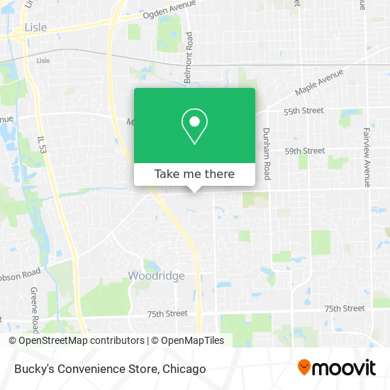 Bucky's Convenience Store map