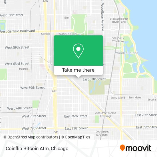 Mapa de Coinflip Bitcoin Atm