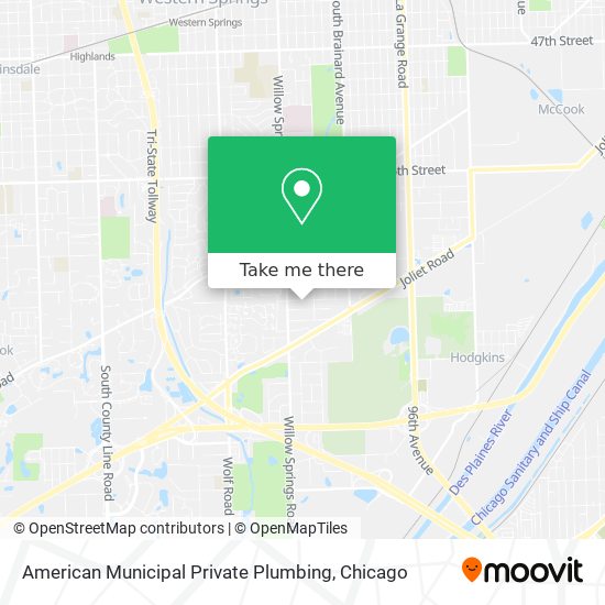 Mapa de American Municipal Private Plumbing