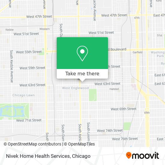 Mapa de Nivek Home Health Services