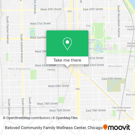 Beloved Community Family Wellness Center map