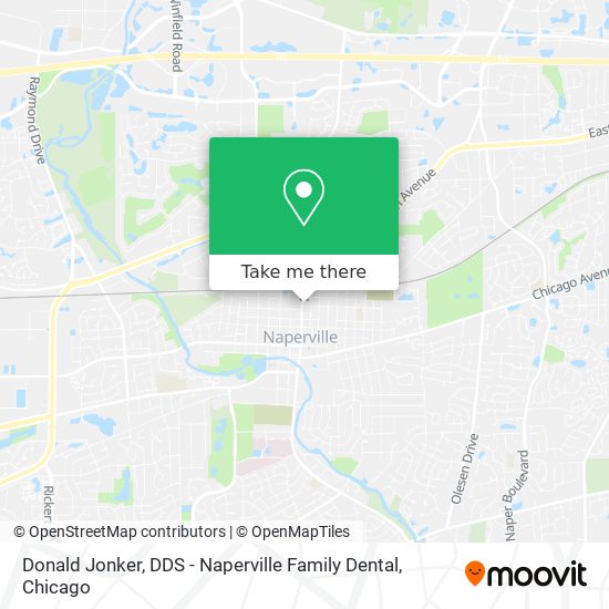 Mapa de Donald Jonker, DDS - Naperville Family Dental