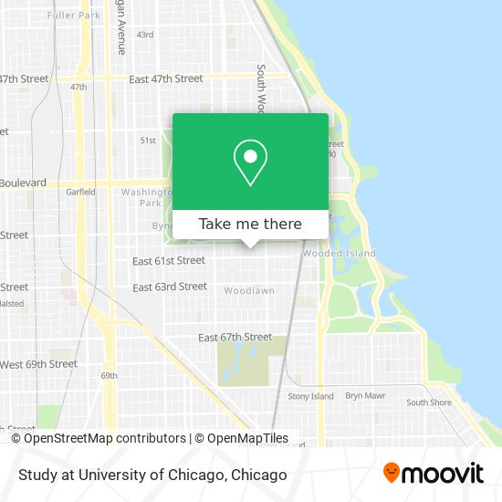 Mapa de Study at University of Chicago