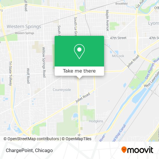 Mapa de ChargePoint