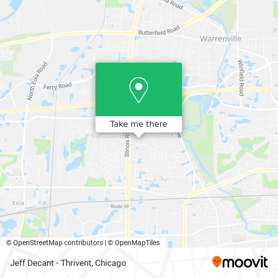 Jeff Decant - Thrivent map