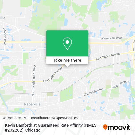 Kevin Danforth at Guaranteed Rate Affinity (NMLS #232202) map
