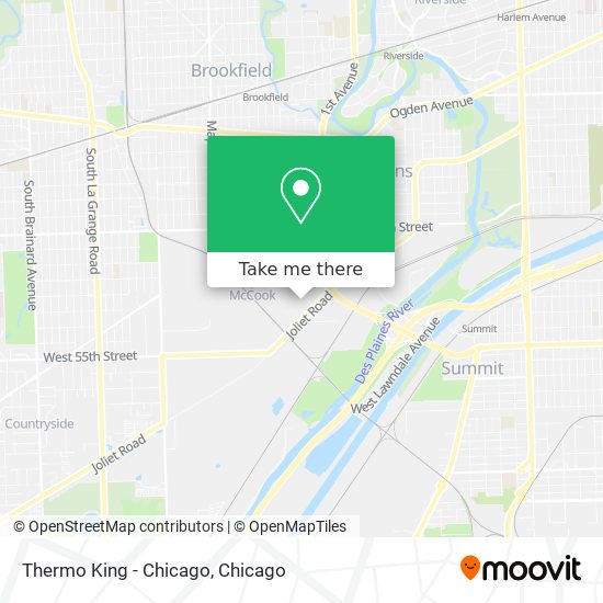 Thermo King - Chicago map