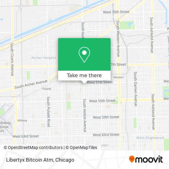 Mapa de Libertyx Bitcoin Atm