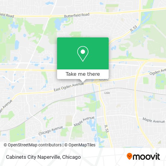 Cabinets City Naperville map