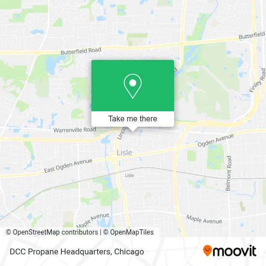 DCC Propane Headquarters map
