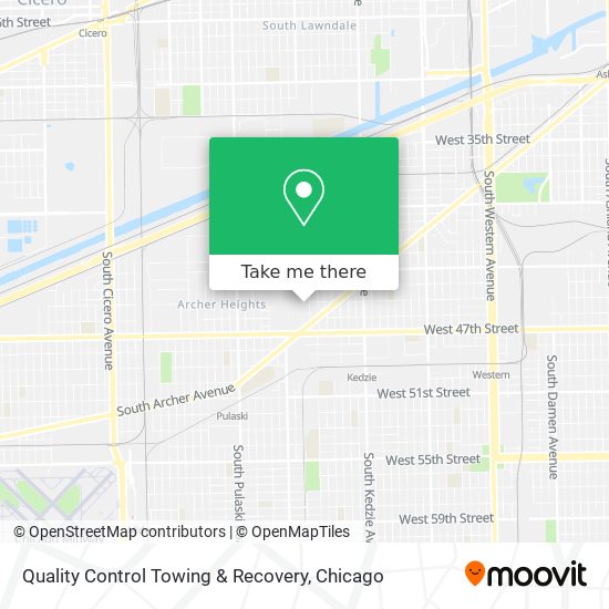 Mapa de Quality Control Towing & Recovery