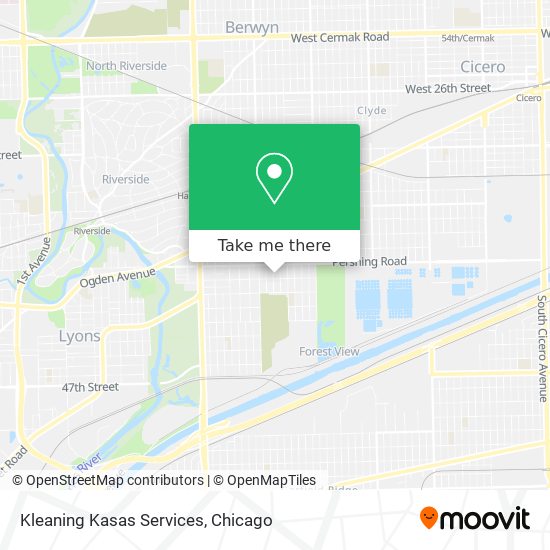 Kleaning Kasas Services map