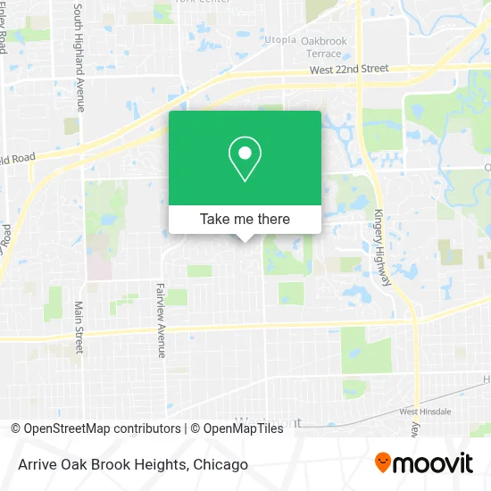 Arrive Oak Brook Heights map