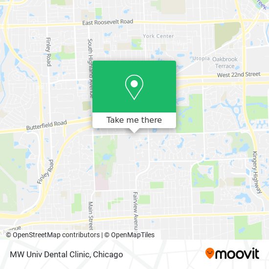 MW Univ Dental Clinic map