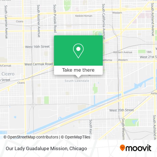 Our Lady Guadalupe Mission map