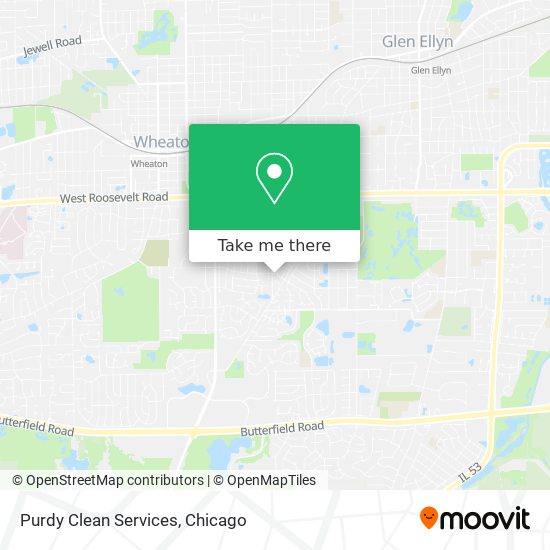 Purdy Clean Services map