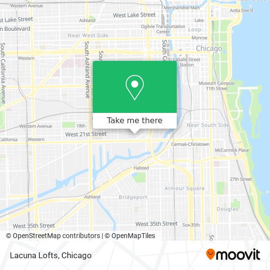 Lacuna Lofts map