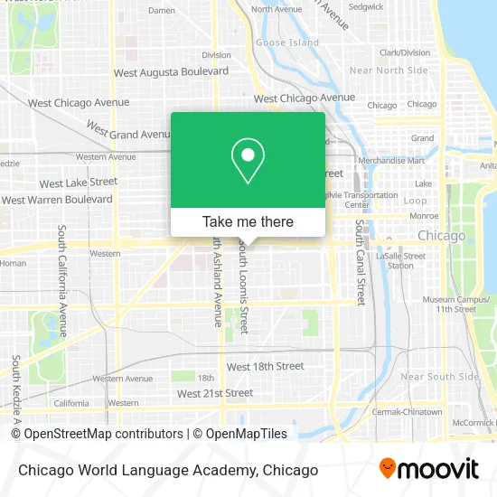 Chicago World Language Academy map