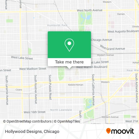 Hollywood Designs map