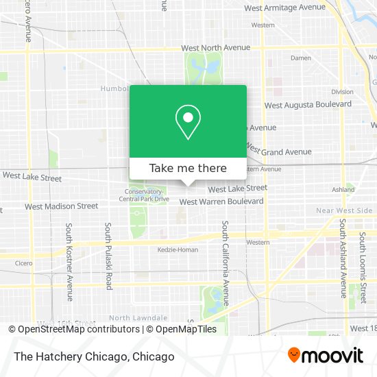 The Hatchery Chicago map