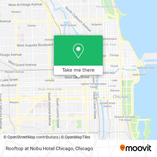 Mapa de Rooftop at Nobu Hotel Chicago