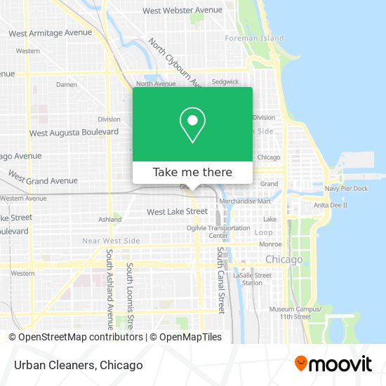 Urban Cleaners map