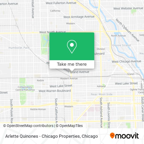 Arlette Quinones - Chicago Properties map