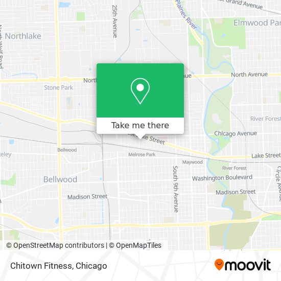 Chitown Fitness map