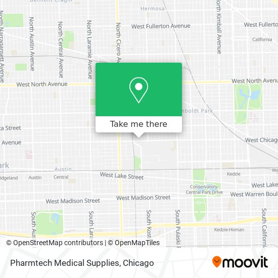 Mapa de Pharmtech Medical Supplies