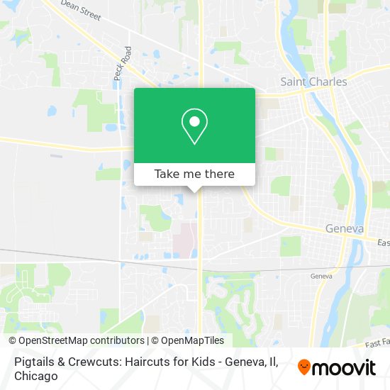 Mapa de Pigtails & Crewcuts: Haircuts for Kids - Geneva, Il