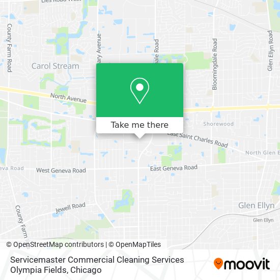 Mapa de Servicemaster Commercial Cleaning Services Olympia Fields