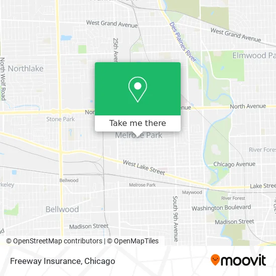 Freeway Insurance map
