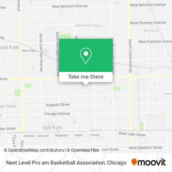 Mapa de Next Level Pro am Basketball Association