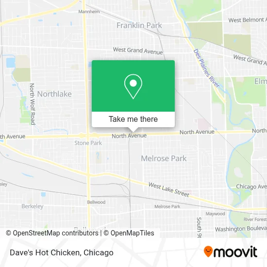 Dave's Hot Chicken map