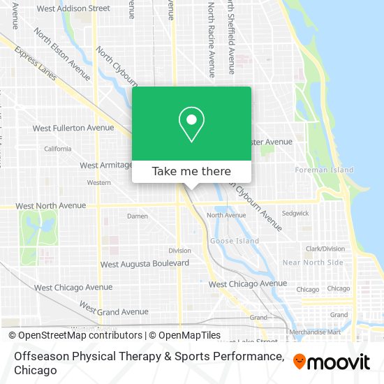 Offseason Physical Therapy & Sports Performance map