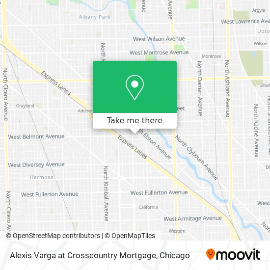 Alexis Varga at Crosscountry Mortgage map