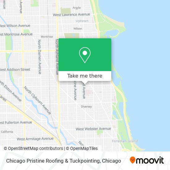 Mapa de Chicago Pristine Roofing & Tuckpointing