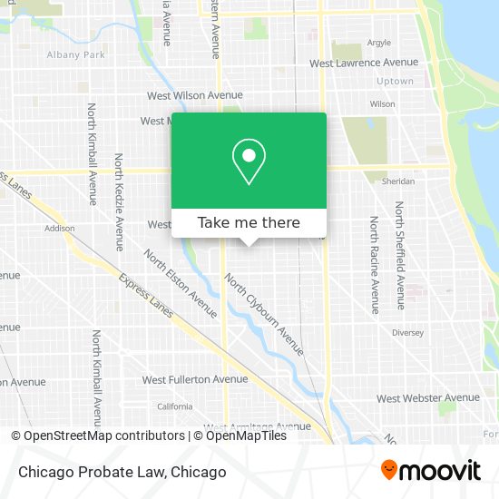 Chicago Probate Law map