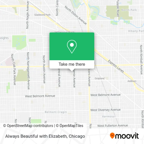 Always Beautiful with Elizabeth map