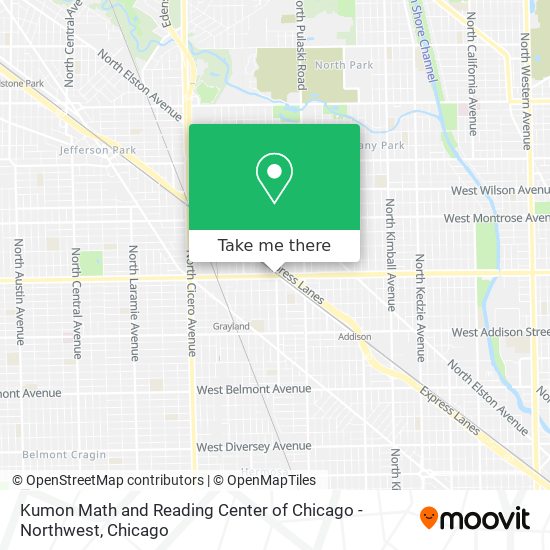 Mapa de Kumon Math and Reading Center of Chicago - Northwest