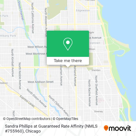 Sandra Phillips at Guaranteed Rate Affinity (NMLS #755960) map