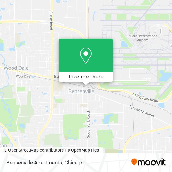 Mapa de Bensenville Apartments