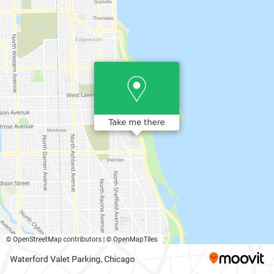 Waterford Valet Parking map