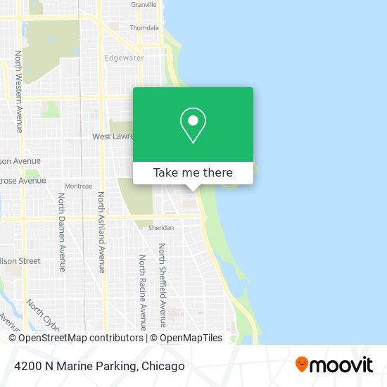 Mapa de 4200 N Marine Parking