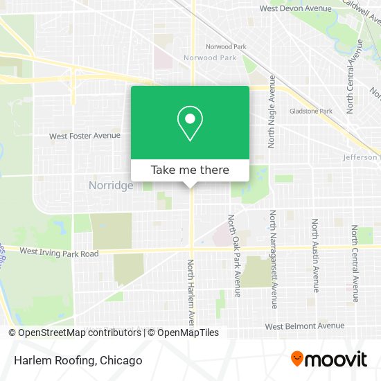 Mapa de Harlem Roofing