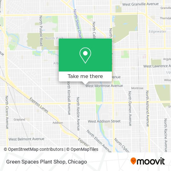 Mapa de Green Spaces Plant Shop