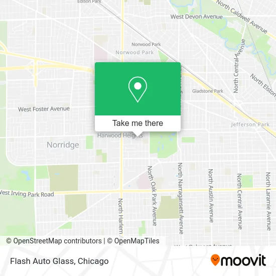 Flash Auto Glass map