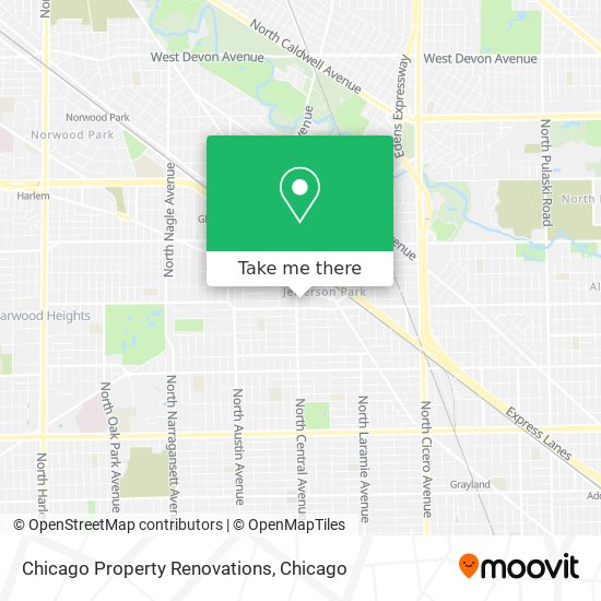 Chicago Property Renovations map